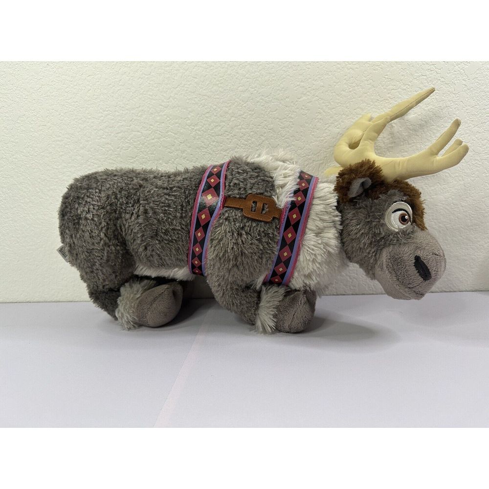 Frozen Sven Reindeer Plush Stuffed Animal Disney Store 16"